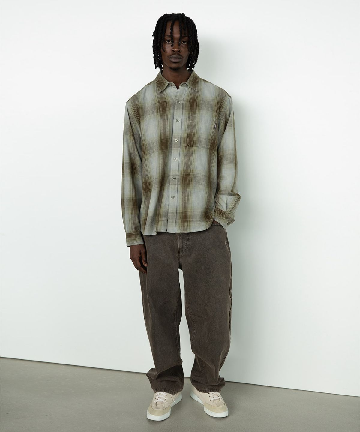 디스이즈네버댓(THISISNEVERTHAT) Relaxed Jeans Brown