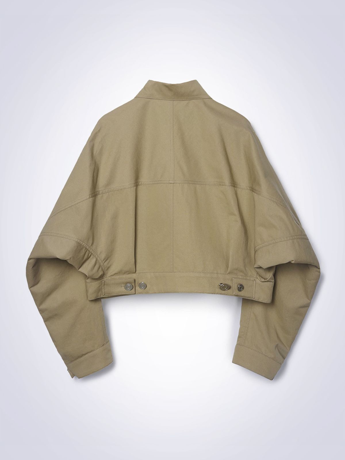 하우스공칠이씨(HAUS072C) CURVED SLEEVE COLLAR JACKET BEIGE