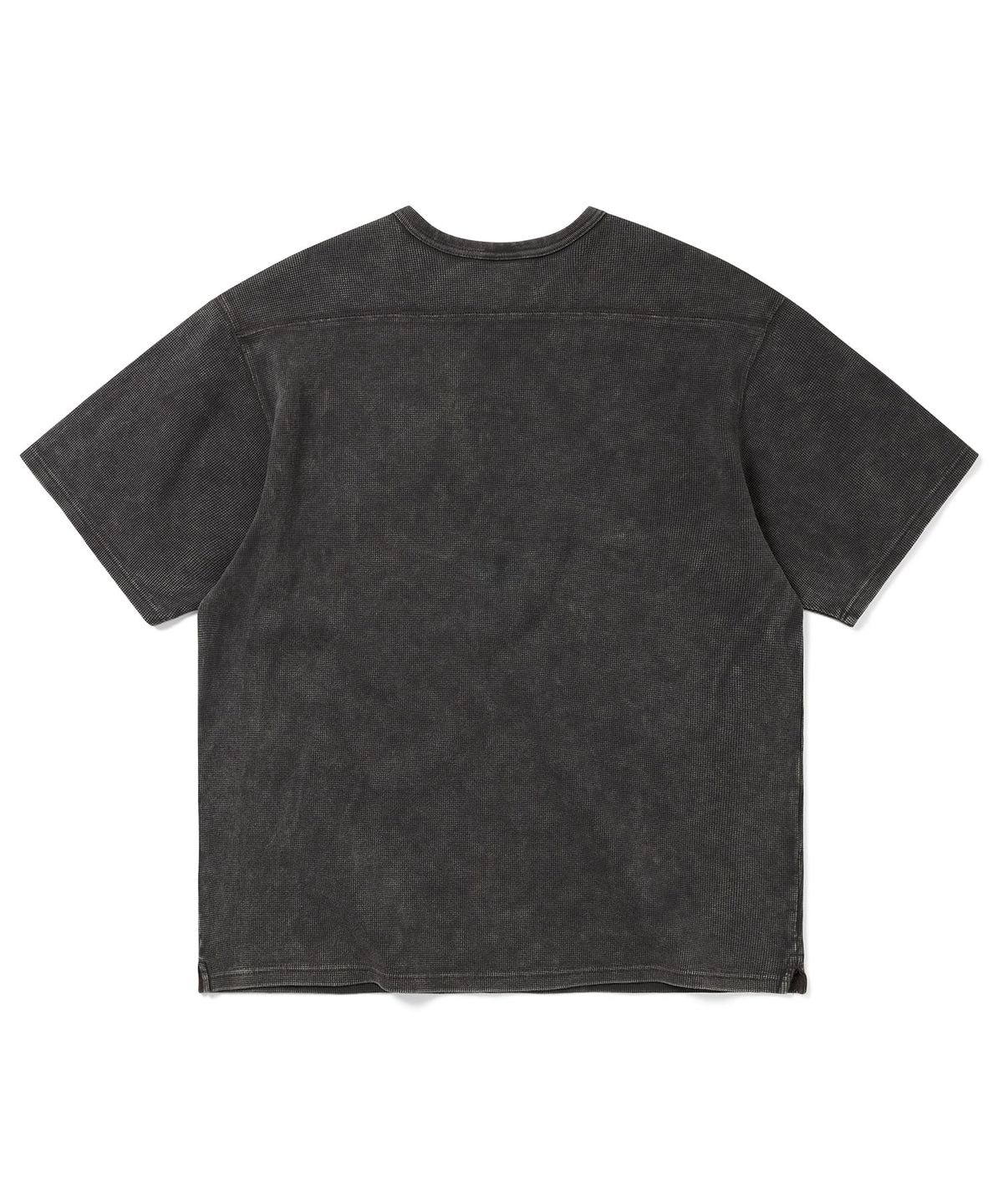 디스이즈네버댓(THISISNEVERTHAT) Waffle Rugby Tee Charcoal