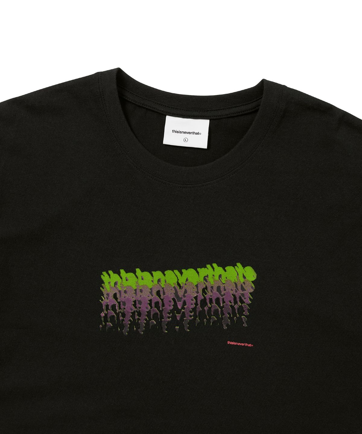 디스이즈네버댓(THISISNEVERTHAT) Ambiguous Logo Tee Black