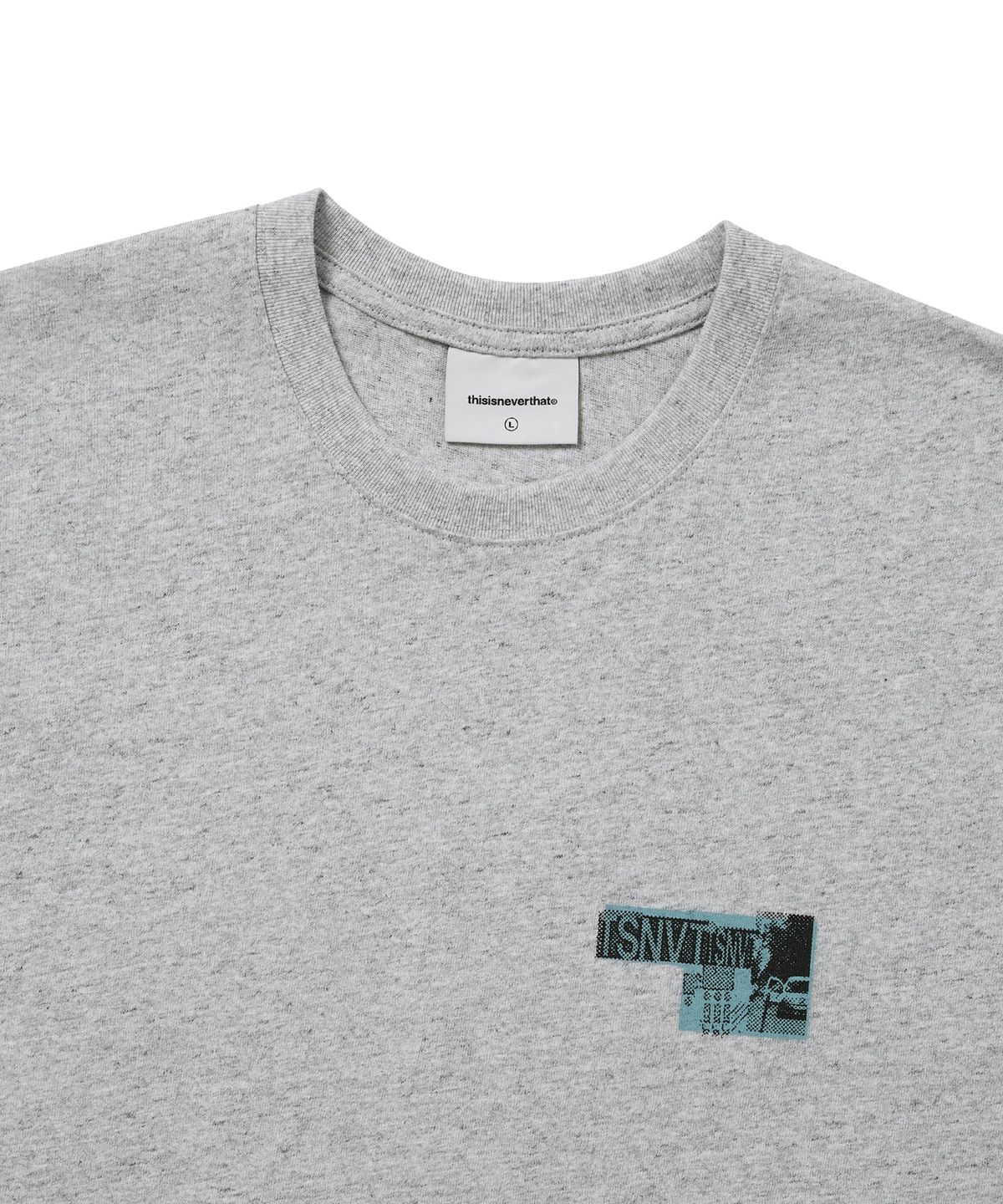 디스이즈네버댓(THISISNEVERTHAT) TSNVT Collage Tee Heather Grey