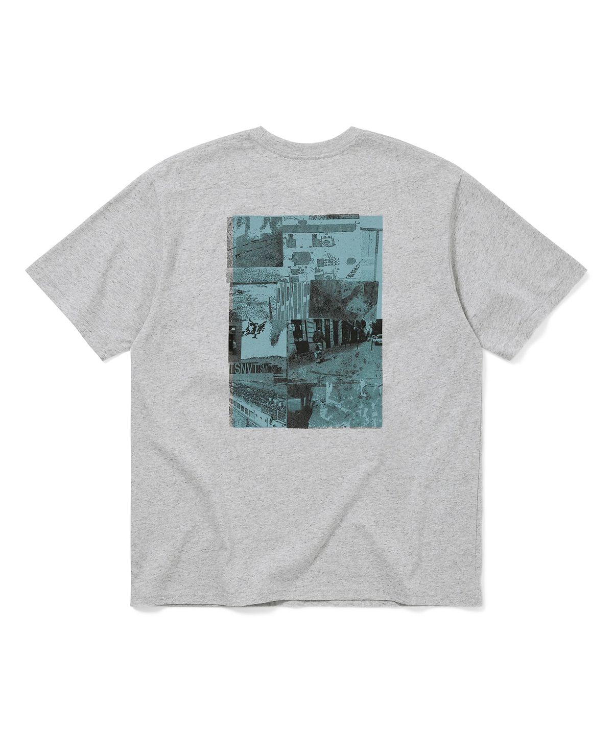 디스이즈네버댓(THISISNEVERTHAT) TSNVT Collage Tee Heather Grey