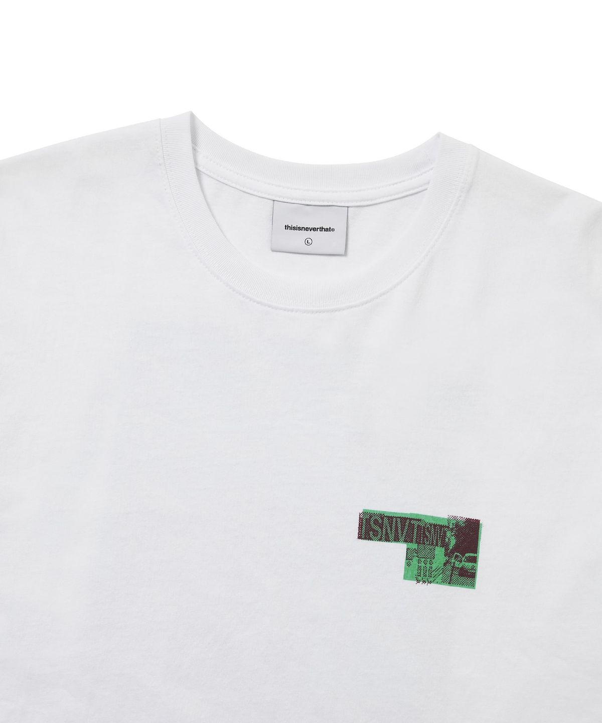 디스이즈네버댓(THISISNEVERTHAT) TSNVT Collage Tee White