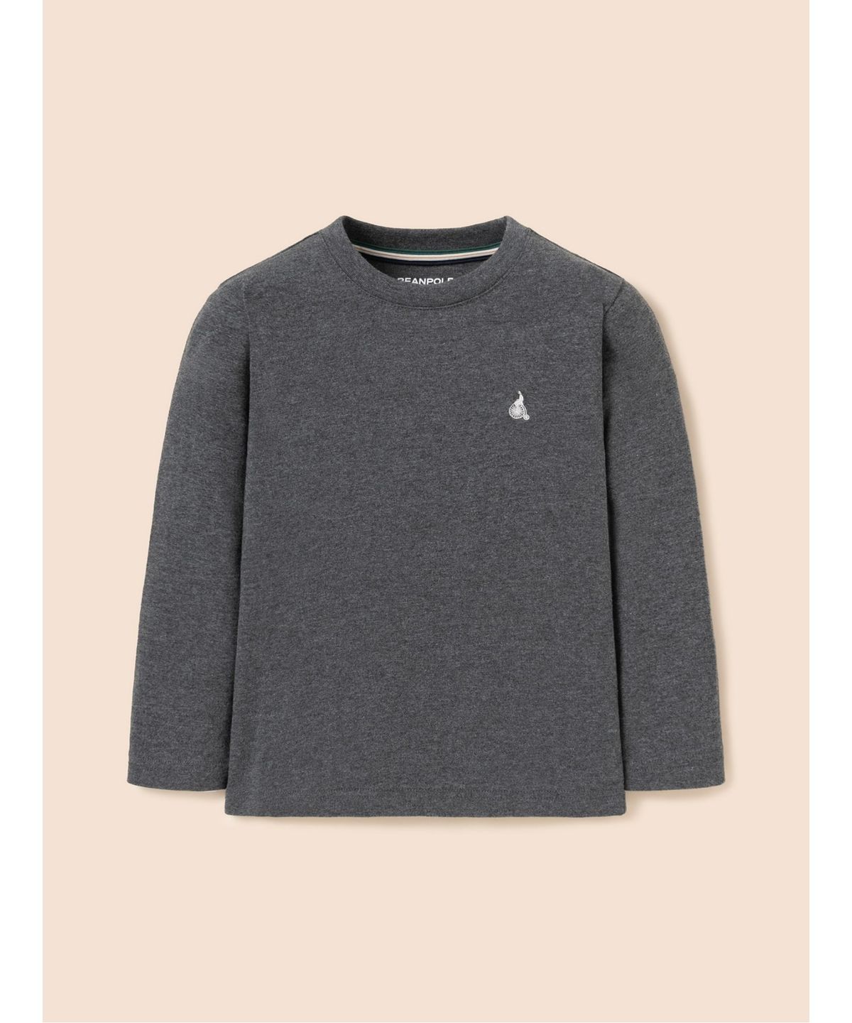 빈폴 키즈(BEANPOLE KIDS) [Essential] 수피마 베이직 긴소매 티셔츠  애쉬 (BI5841UE14) (BI5841UE14) (BI5841UE14) (BI5841UE14)