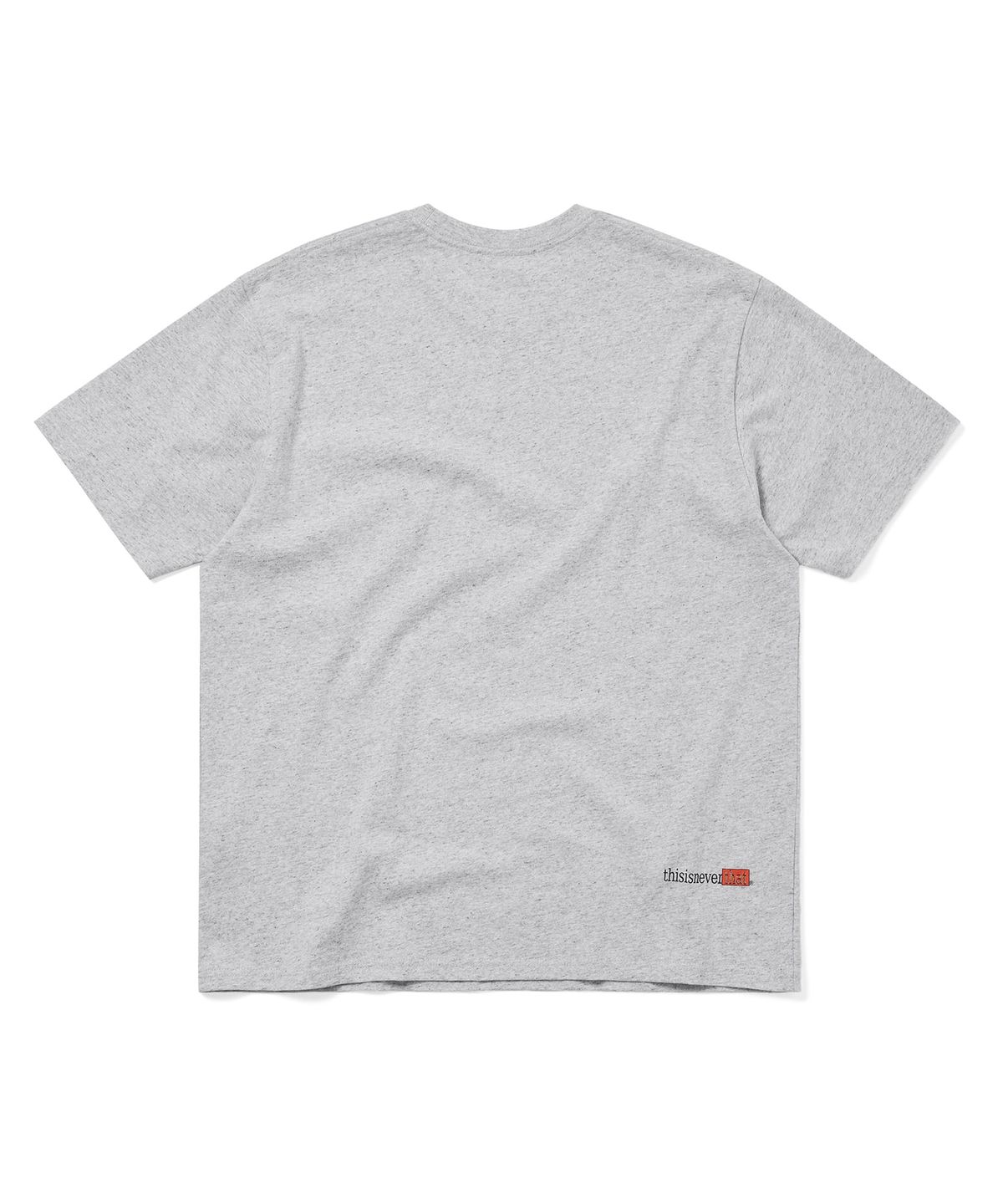 디스이즈네버댓(THISISNEVERTHAT) that Glitched Logo Tee Heather Grey