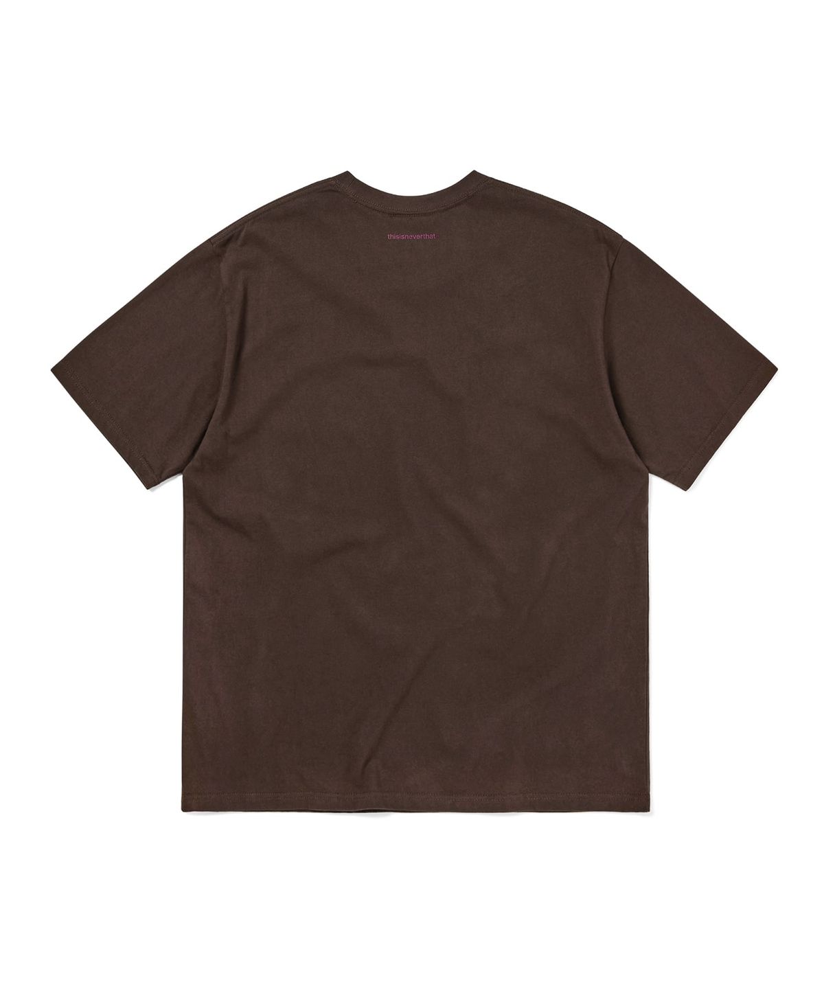 디스이즈네버댓(THISISNEVERTHAT) T-Logo Tee Dark Chocolate