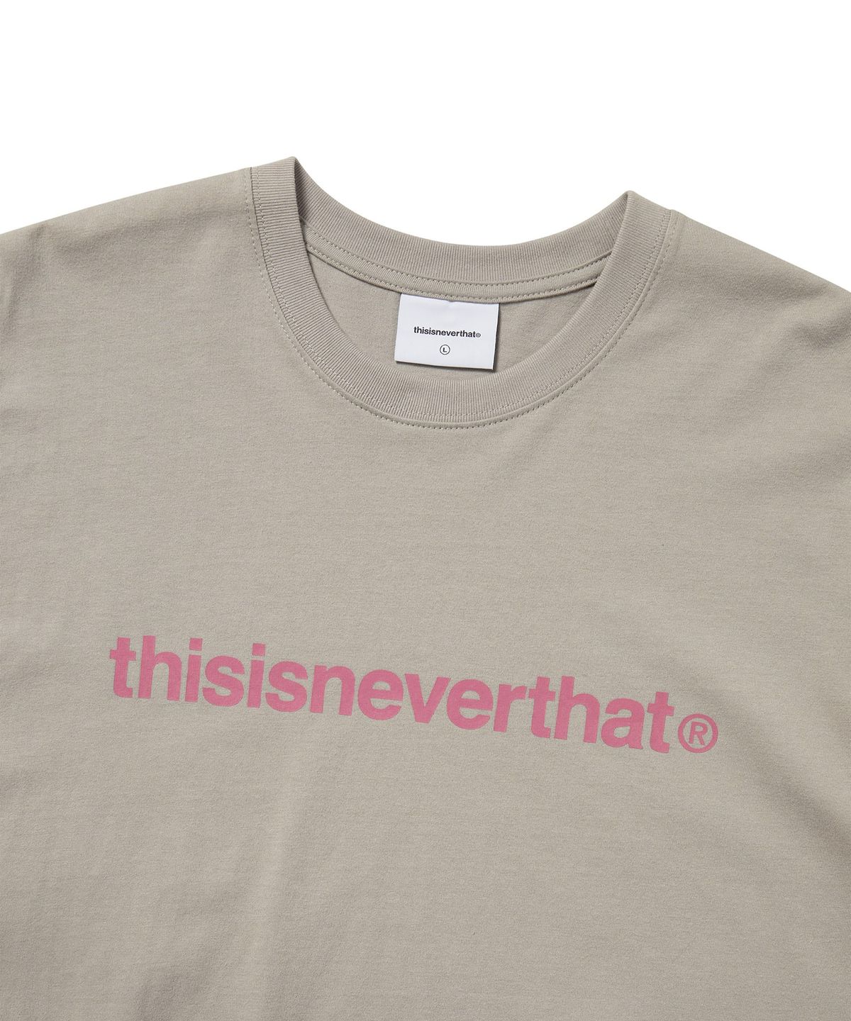 디스이즈네버댓(THISISNEVERTHAT) T-Logo Tee Deep Beige