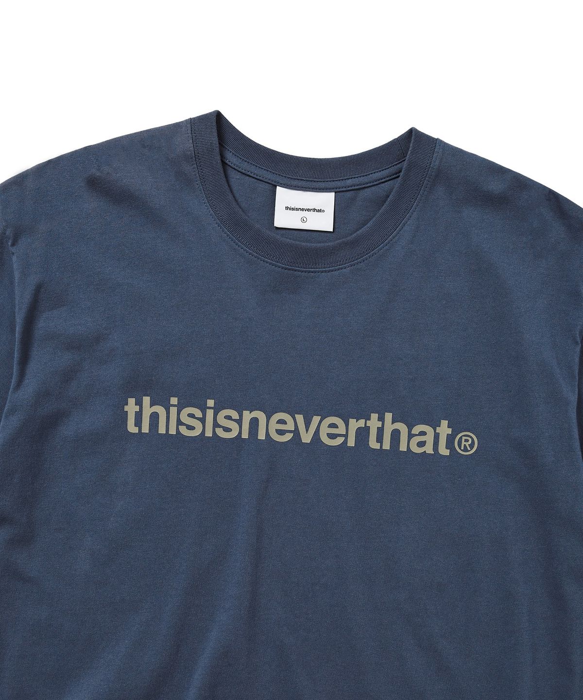 디스이즈네버댓(THISISNEVERTHAT) T-Logo Tee Deep Water