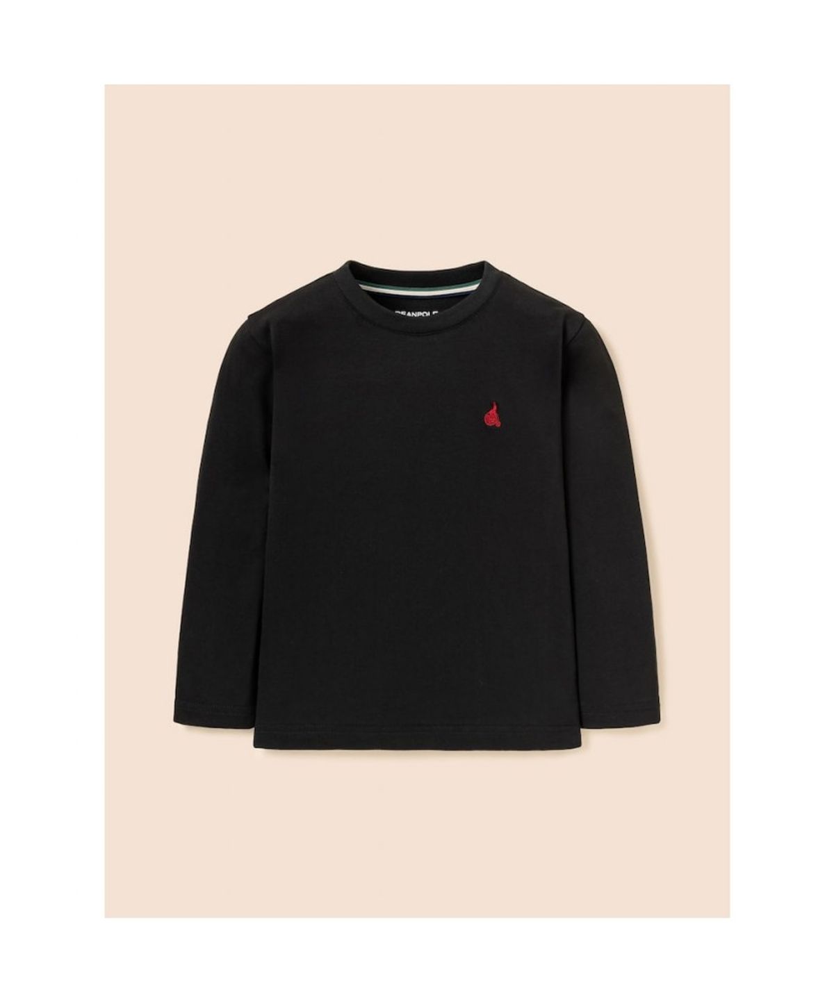 빈폴 키즈(BEANPOLE KIDS) [Essential] 수피마 베이직 긴소매 티셔츠  블랙 (BI5841UE15) (BI5841UE15) (BI5841UE15)
