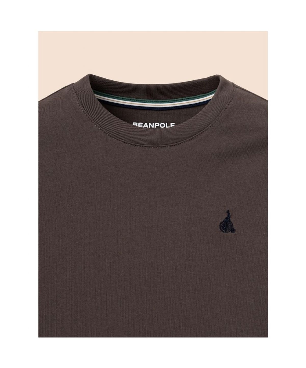 빈폴 키즈(BEANPOLE KIDS) [Essential] 수피마 베이직 긴소매 티셔츠  브라운 (BI5841UE1D) (BI5841UE1D) (BI5841UE1D)