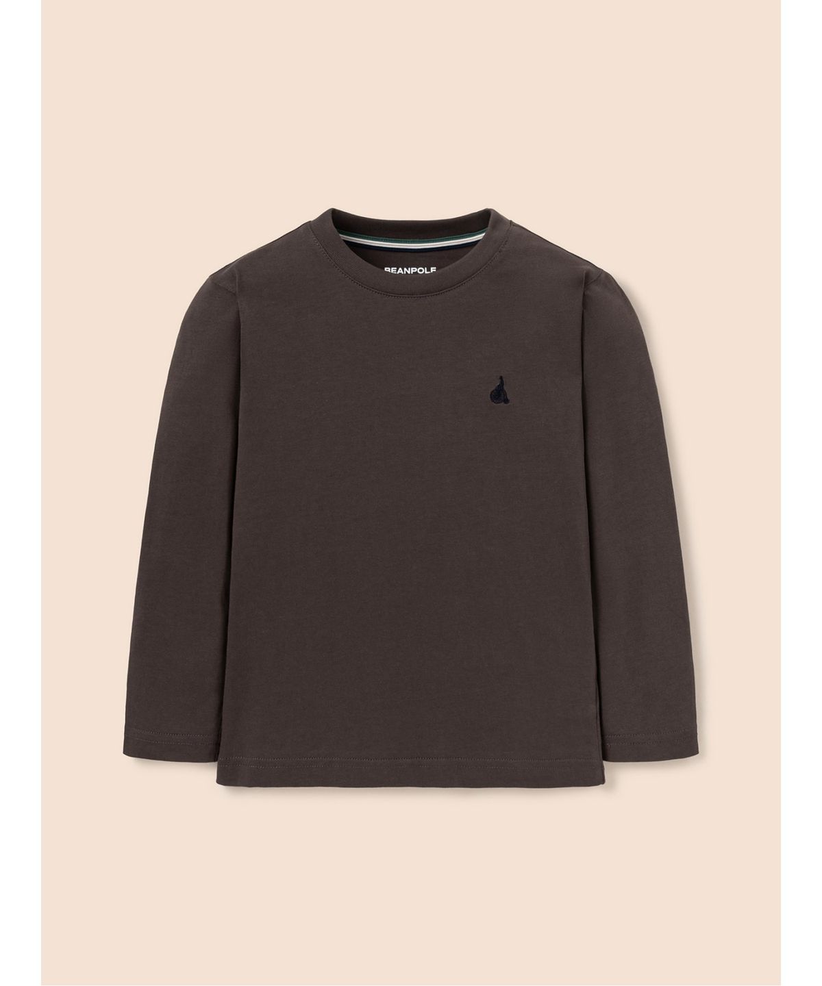 빈폴 키즈(BEANPOLE KIDS) [Essential] 수피마 베이직 긴소매 티셔츠  브라운 (BI5841UE1D) (BI5841UE1D) (BI5841UE1D)