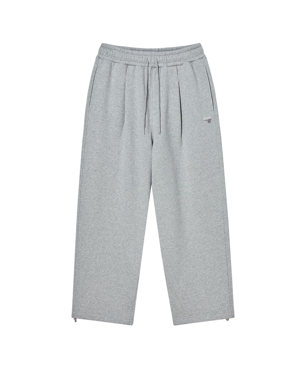 골라(GOLA) ONE TUCK SWEAT PANTS [MELANGE GRAY]