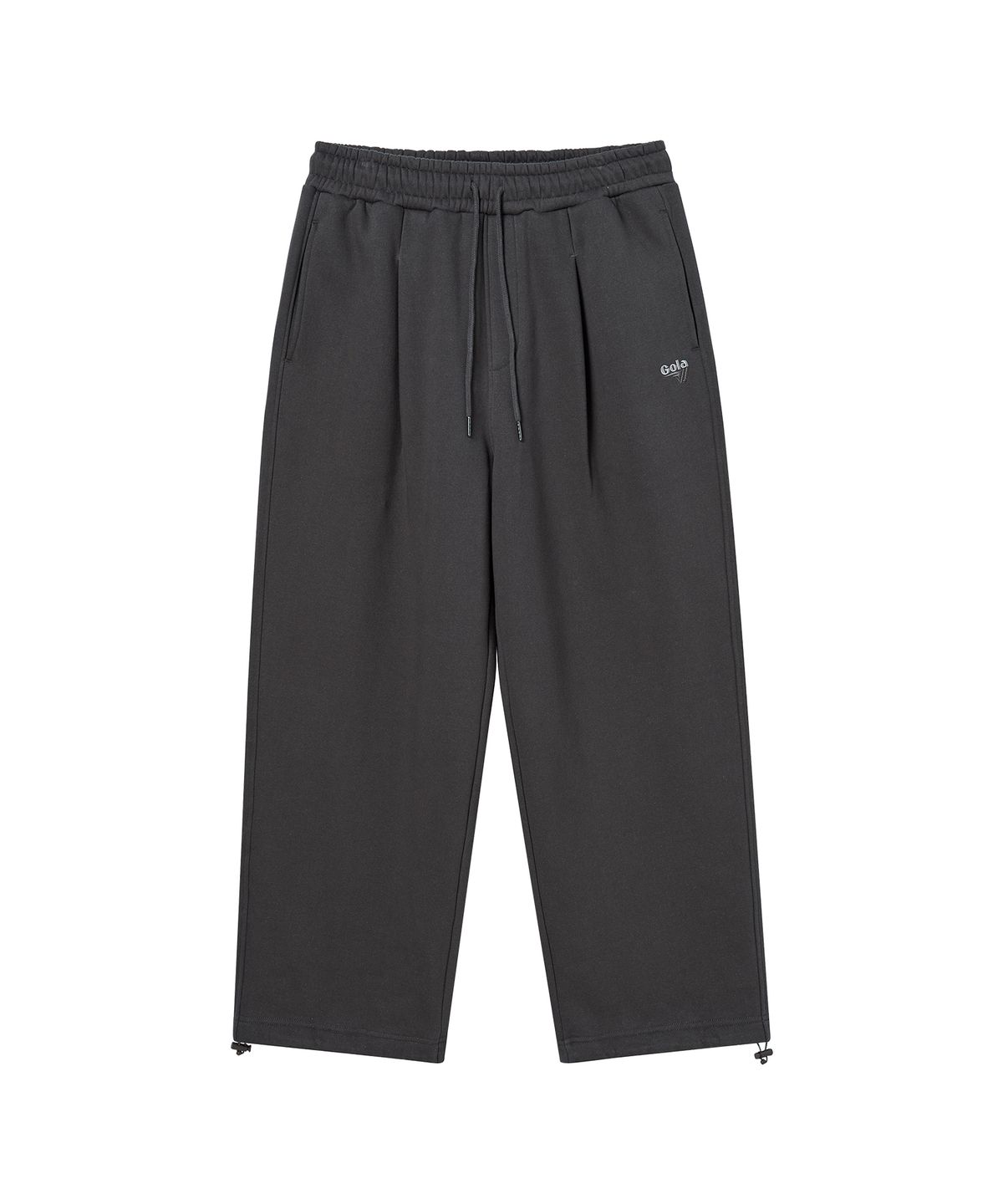 골라(GOLA) ONE TUCK SWEAT PANTS [CHARCOAL]