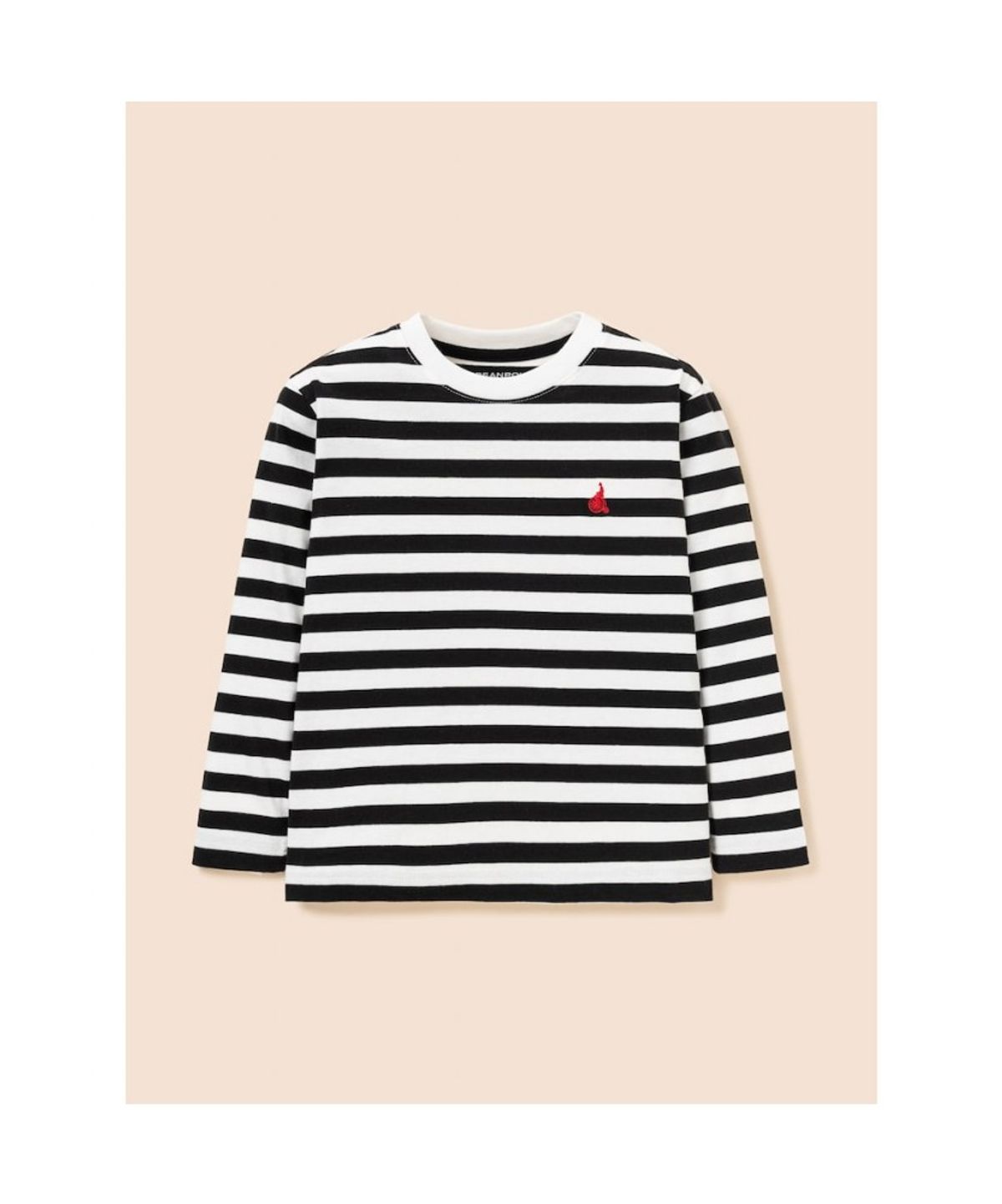 빈폴 키즈(BEANPOLE KIDS) [Essential] 스트라이프 긴소매 티셔츠  블랙 (BI5841UE25) (BI5841UE25) (BI5841UE25)
