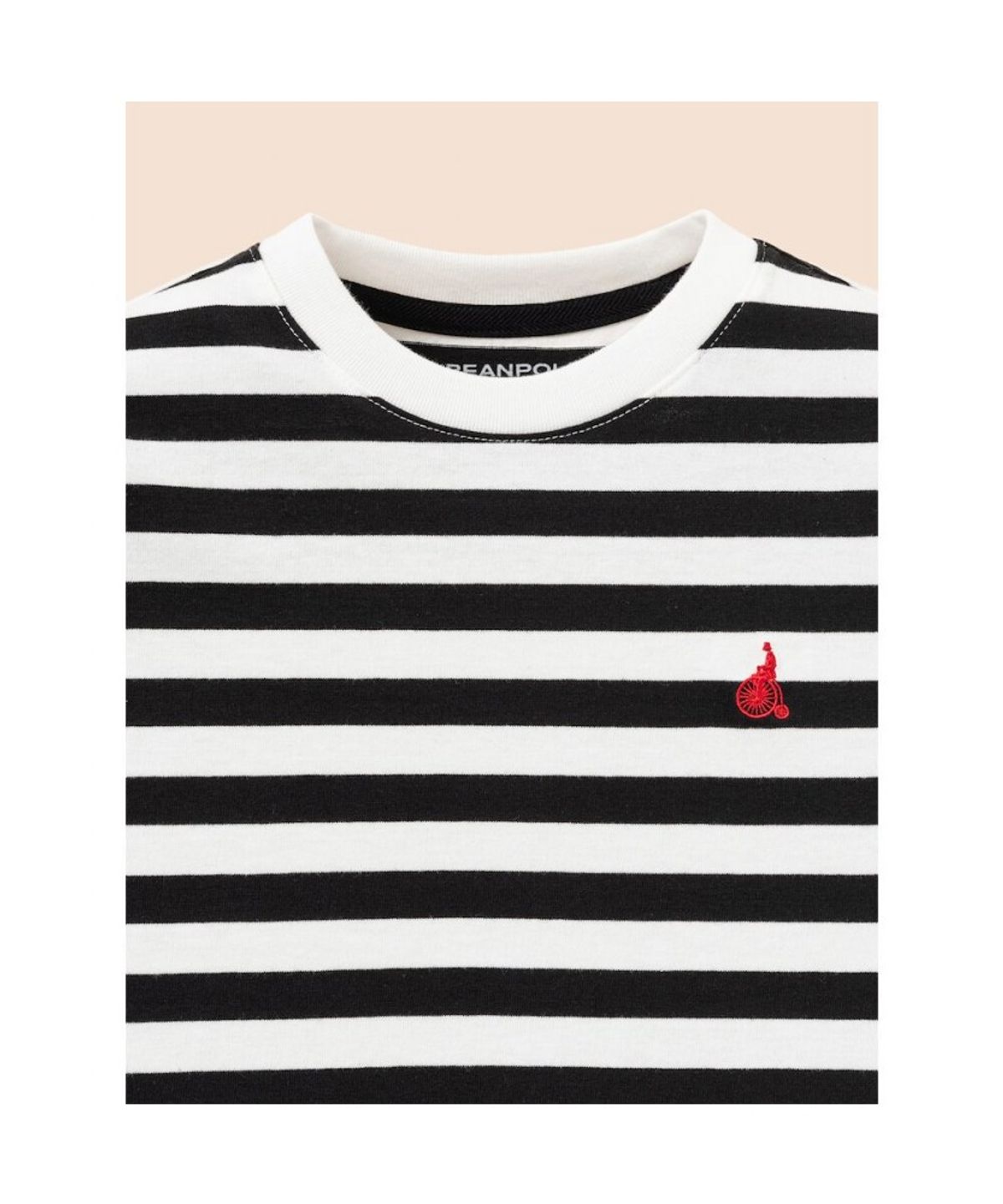 빈폴 키즈(BEANPOLE KIDS) [Essential] 스트라이프 긴소매 티셔츠  블랙 (BI5841UE25) (BI5841UE25) (BI5841UE25)
