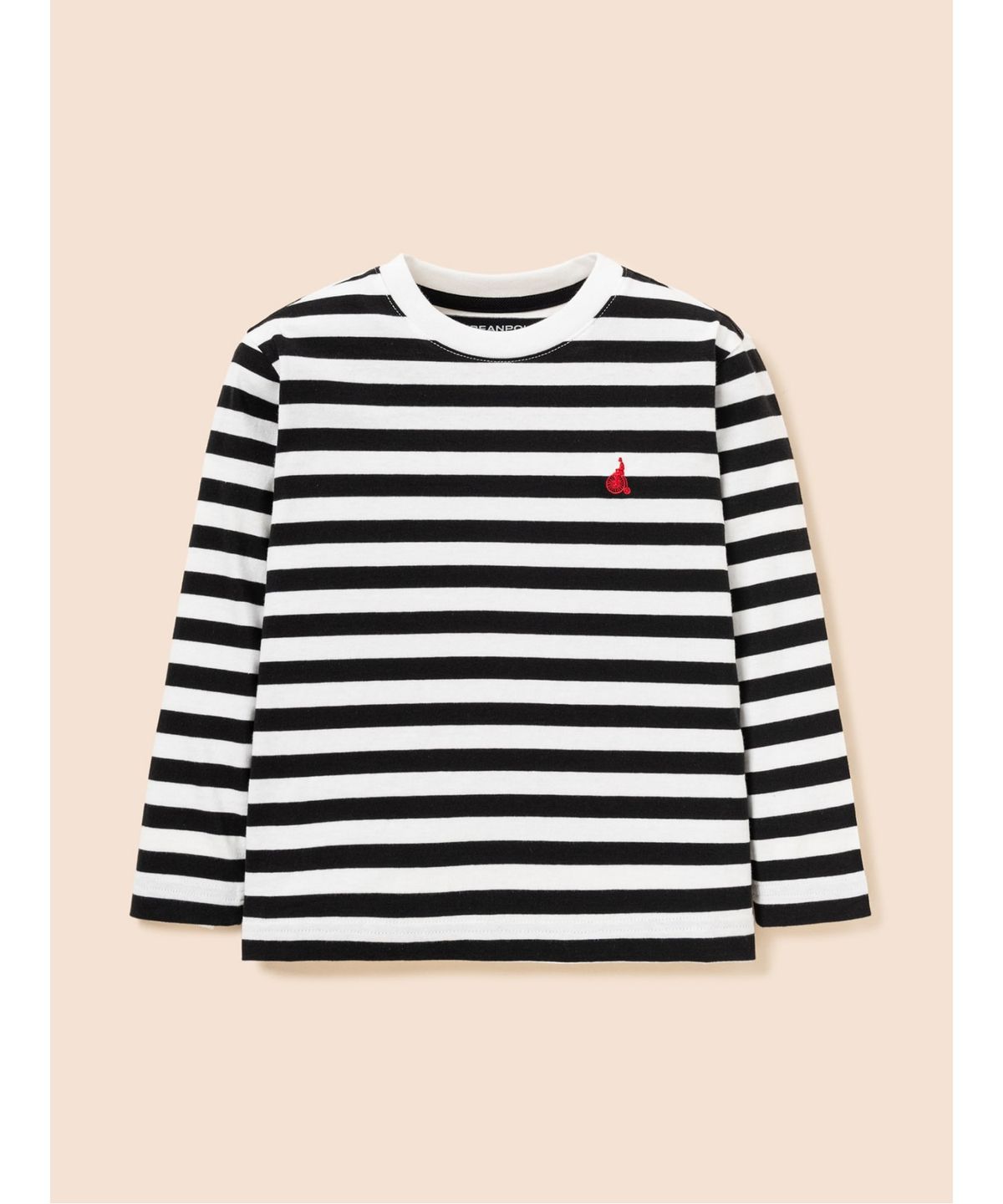 빈폴 키즈(BEANPOLE KIDS) [Essential] 스트라이프 긴소매 티셔츠  블랙 (BI5841UE25) (BI5841UE25) (BI5841UE25)