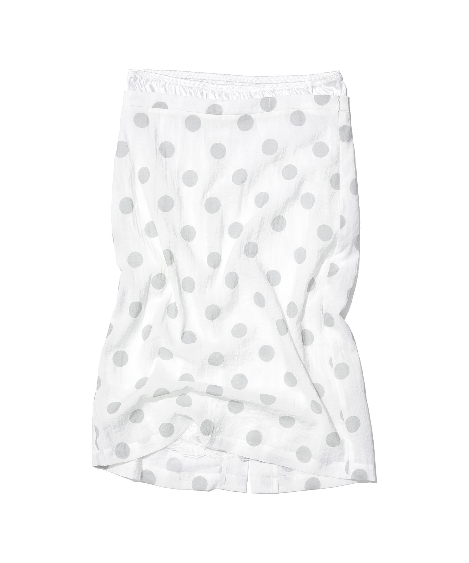 MUSINSA公式 | PARTIMENTO WOMEN 2 IN 1 ドットプリントシアーミディ