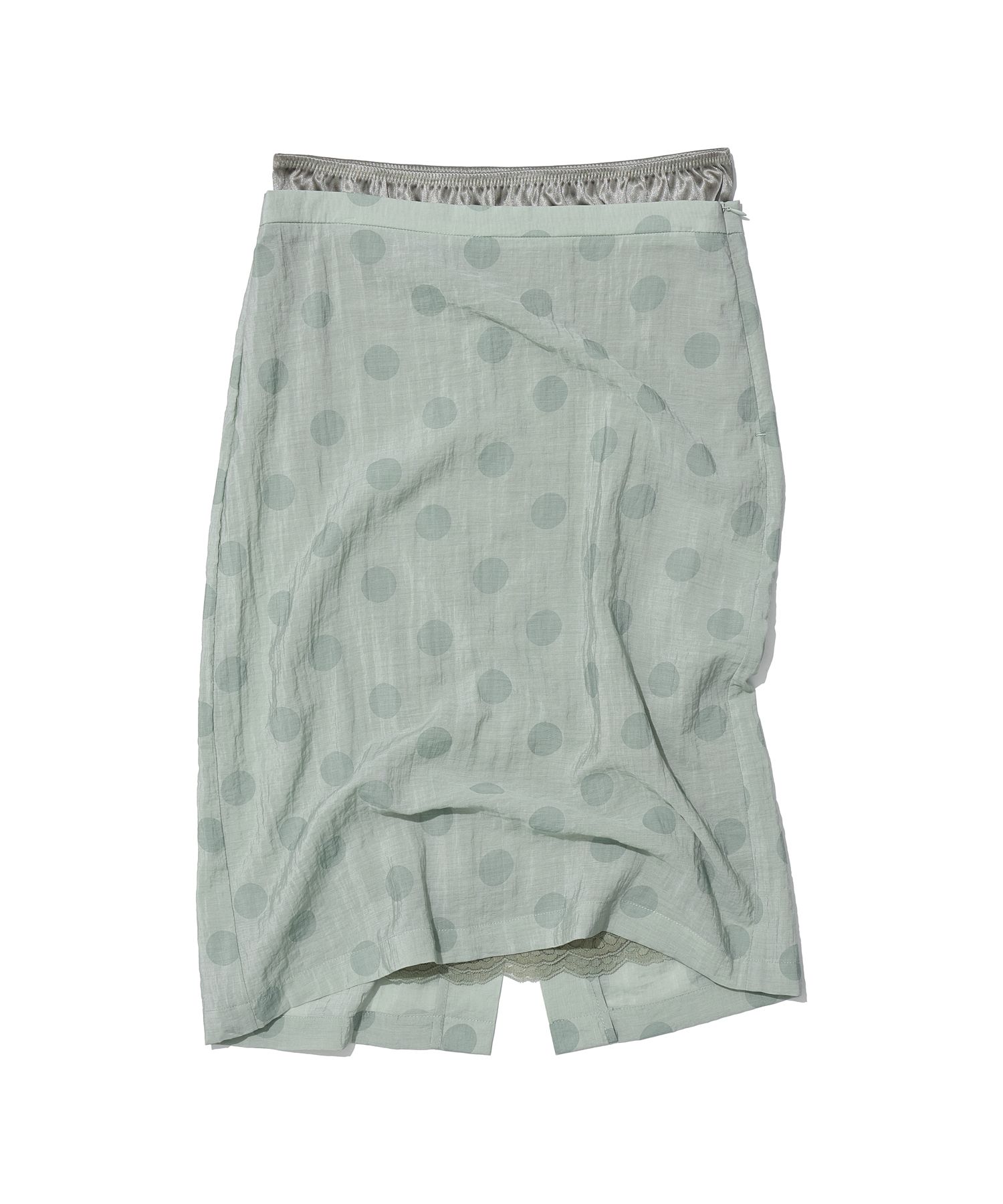 MUSINSA公式 | PARTIMENTO WOMEN 2 IN 1 ドットプリントシアーミディ