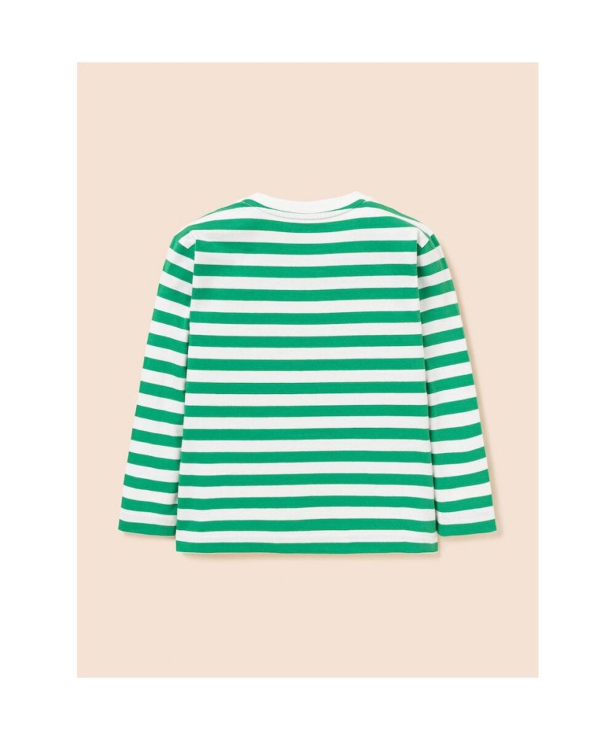 빈폴 키즈(BEANPOLE KIDS) [Essential] 스트라이프 긴소매 티셔츠  그린 (BI5841UE2M) (BI5841UE2M)