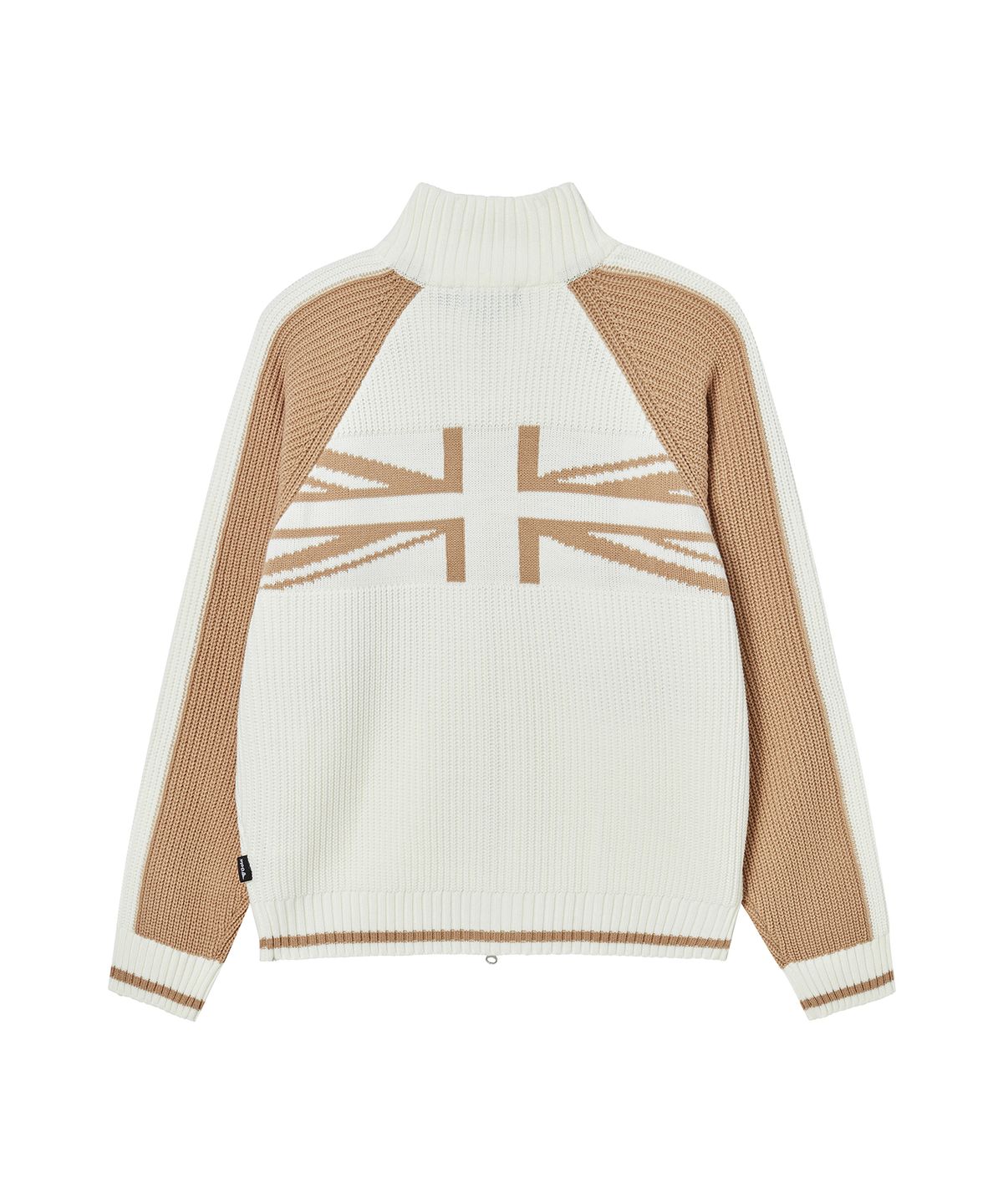 골라(GOLA) UNION JACK KNIT ZIP-UP [IVORY]