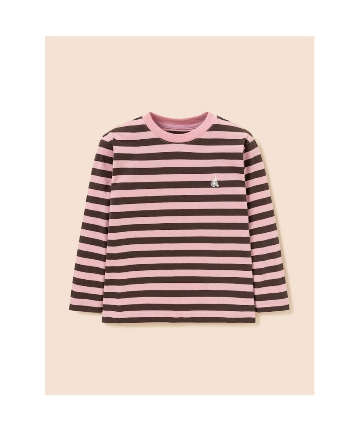 빈폴 키즈(BEANPOLE KIDS) [Essential] 스트라이프 긴팔 티셔츠  라이트 핑크 (BI5841UE2Y) (BI5841UE2Y) (BI5841UE2Y)