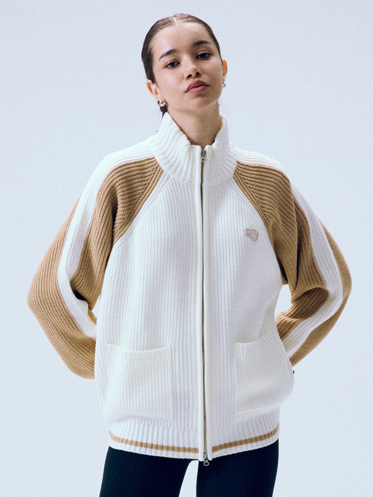 골라(GOLA) UNION JACK KNIT ZIP-UP [5 COLOR]