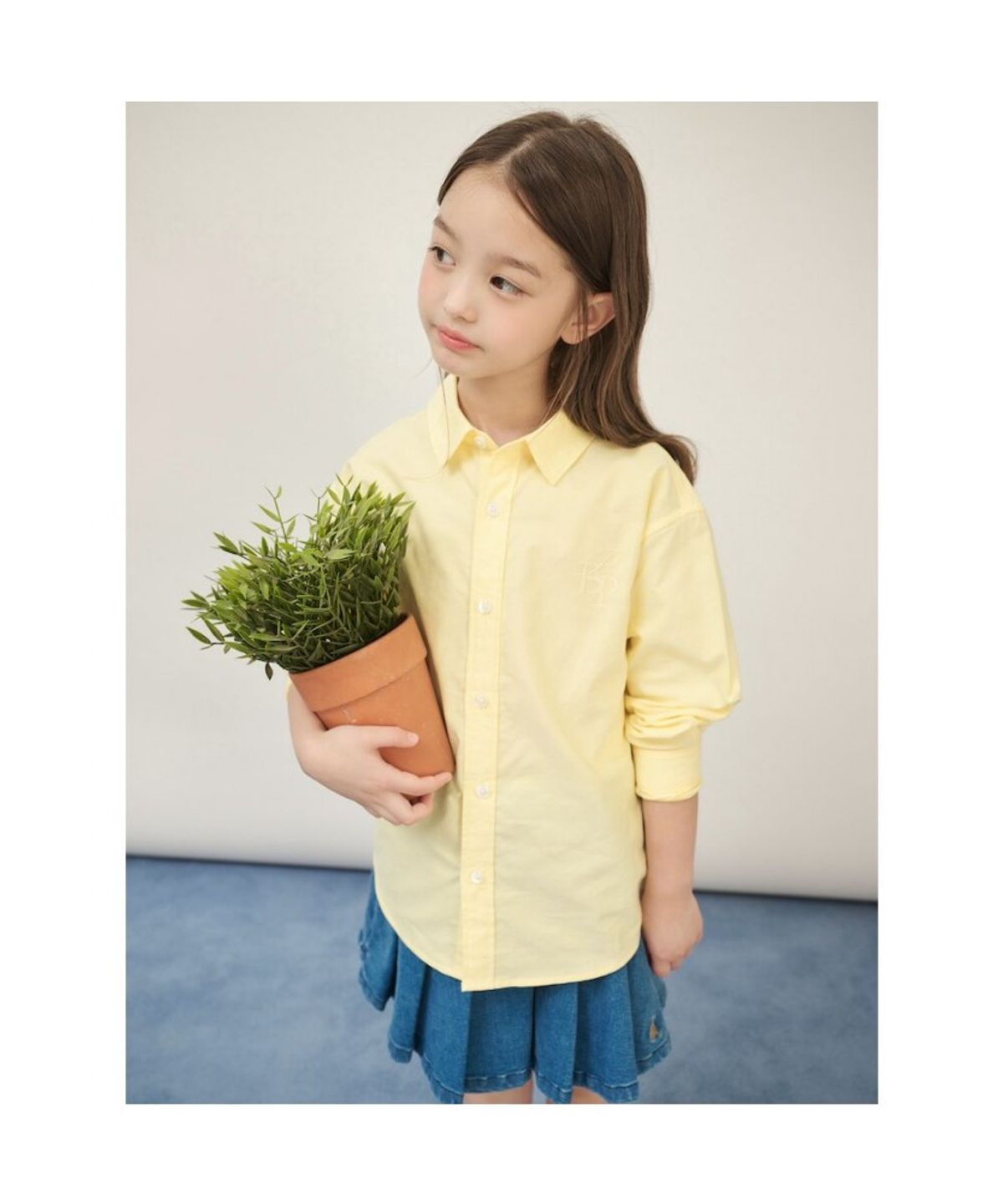 빈폴 키즈(BEANPOLE KIDS) [Reedition] 옥스포드 셔츠  옐로우 (BI5864U02E) (BI5864U02E) (BI5864U02E) (BI5864U02E)