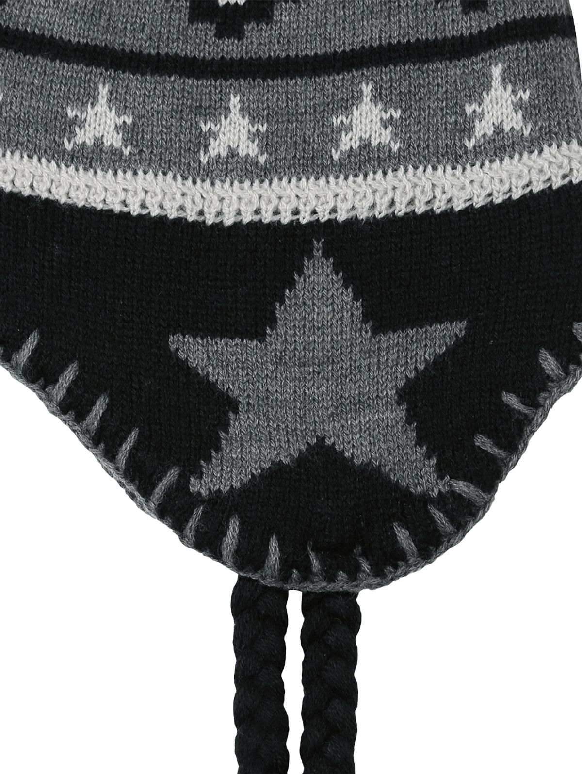 뚜오미오(TUOMIO) STAR EARFLAP BEANIE [BLACK]