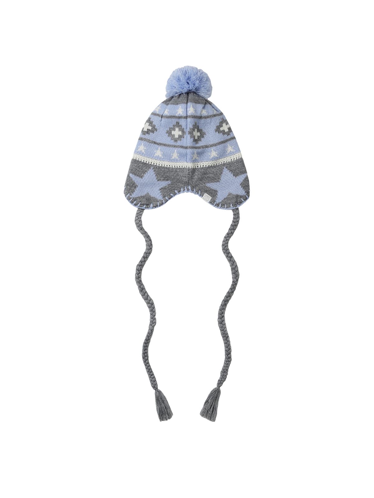 뚜오미오(TUOMIO) STAR EARFLAP BEANIE [GREY]