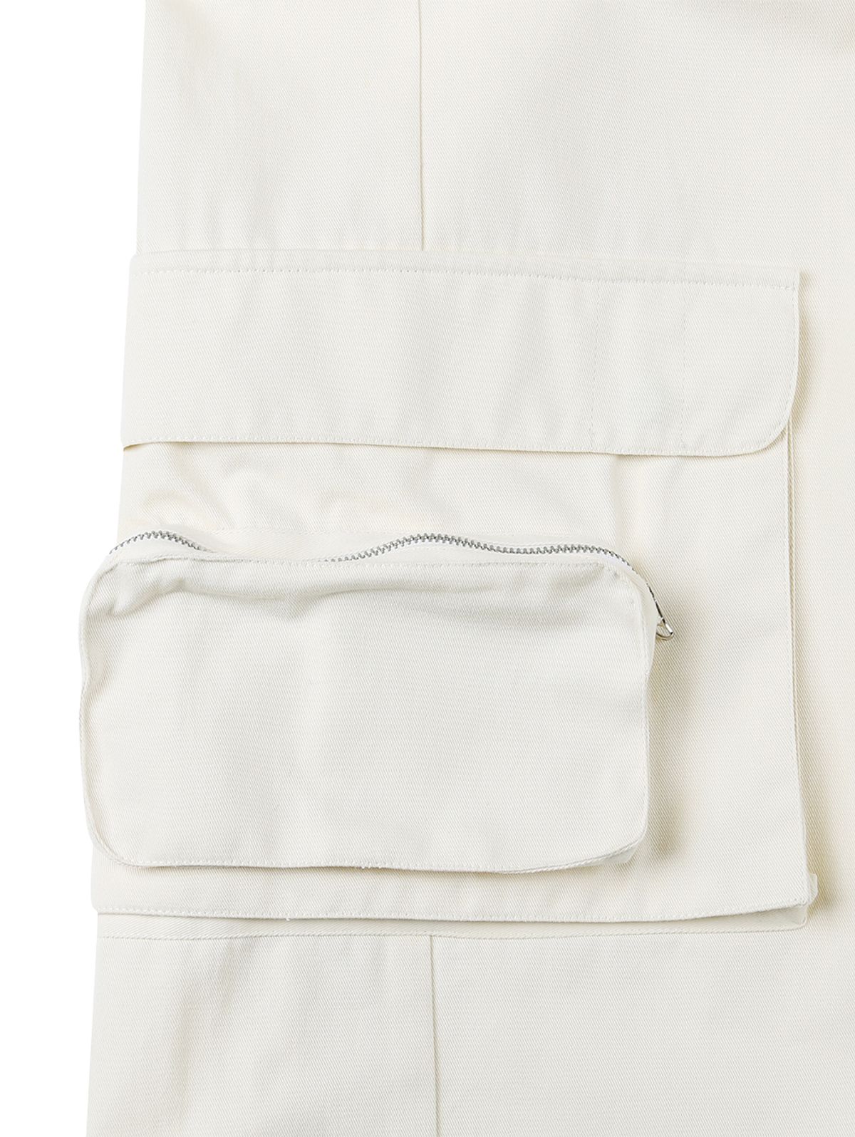 뚜오미오(TUOMIO) MULTI POCKET CARGO PANTS [CREAM]