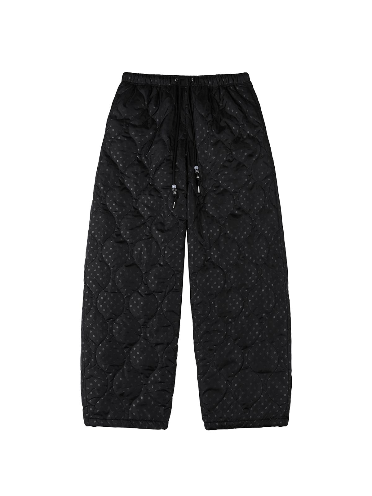 뚜오미오(TUOMIO) DOT QUILTED PANTS [BLACK]