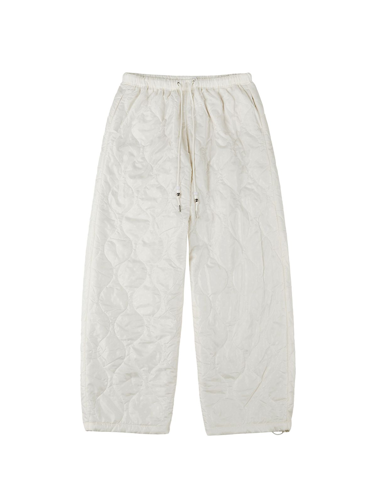 뚜오미오(TUOMIO) DOT QUILTED PANTS [CREAM]