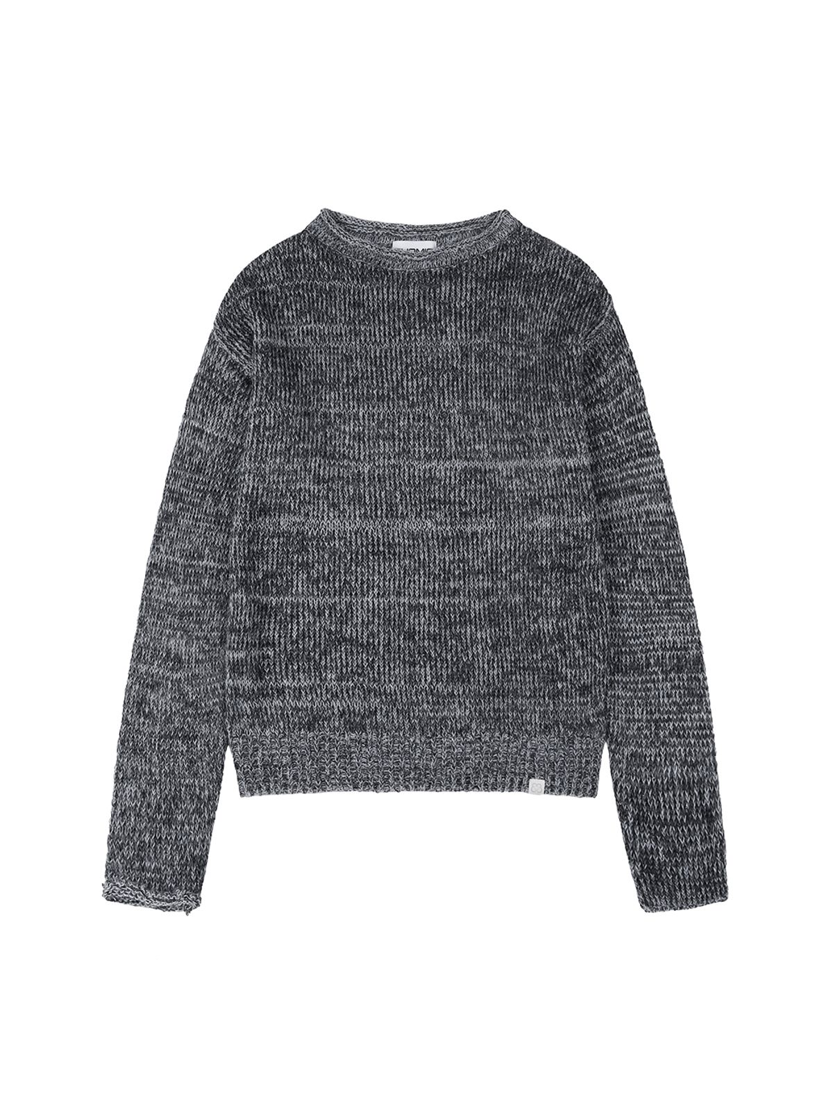 뚜오미오(TUOMIO) OVERSIZED GLITTER SWEATER [DUSTY BLUE]