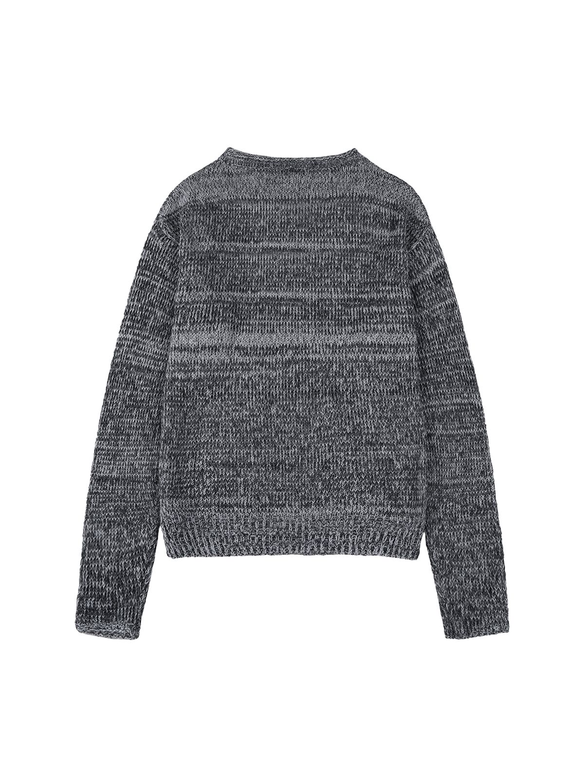뚜오미오(TUOMIO) OVERSIZED GLITTER SWEATER [DUSTY BLUE]