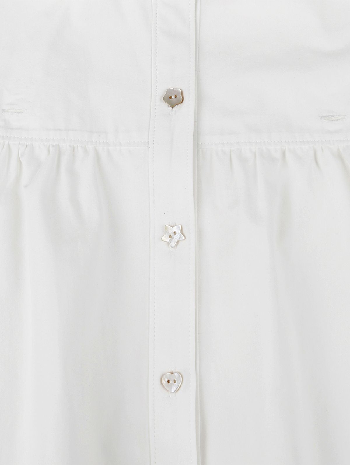 뚜오미오(TUOMIO) ROUND COLLAR RIBBON SHIRT [WHITE]