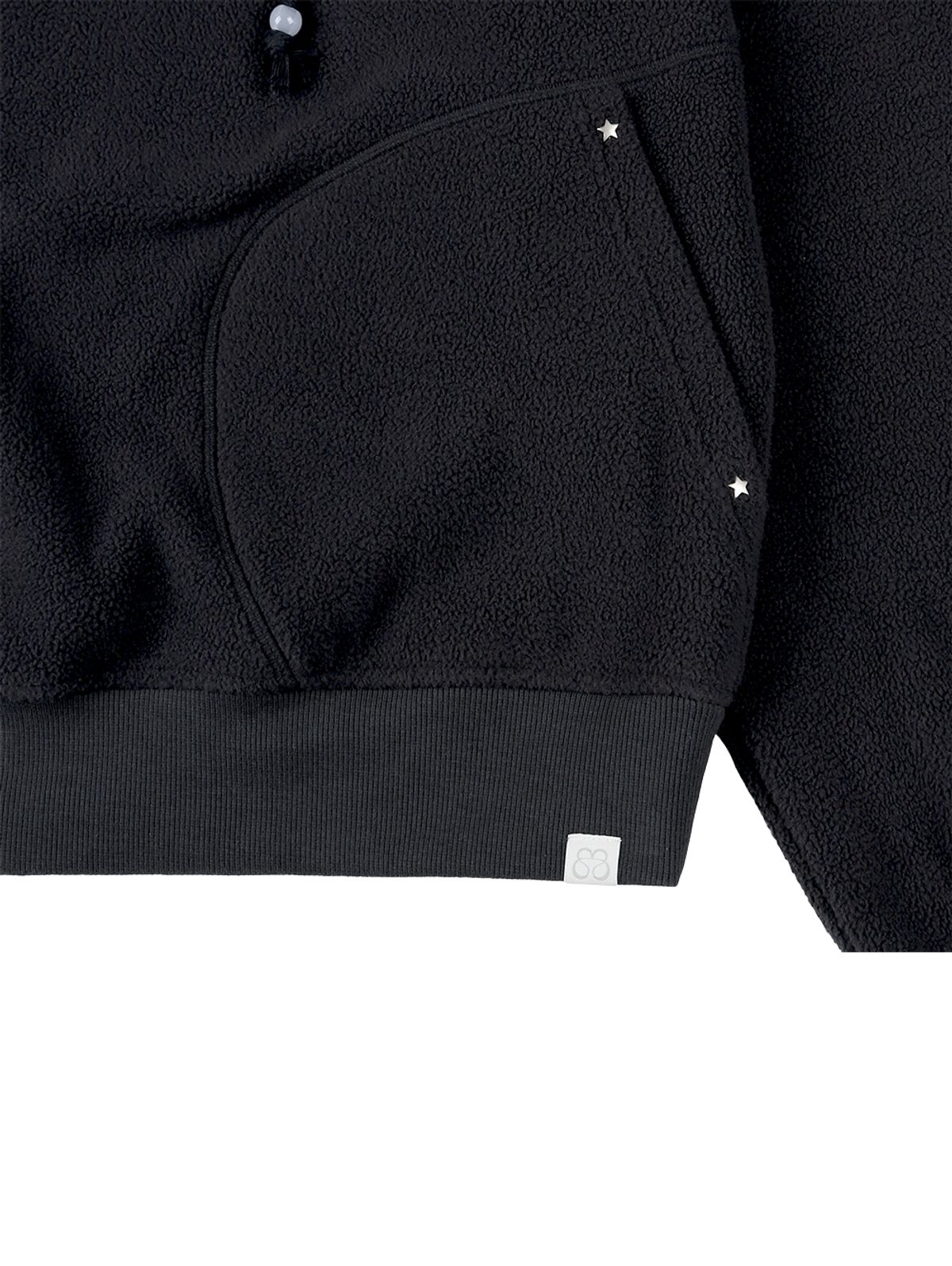 뚜오미오(TUOMIO) OVERSIZED FLEECE HOODIE [CHARCOAL]