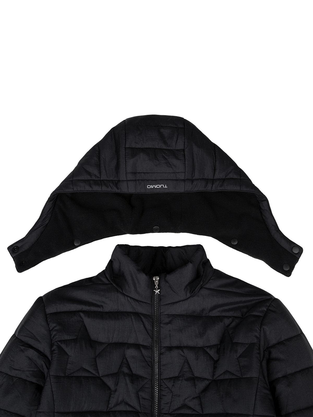 뚜오미오(TUOMIO) STAR PADDED JACKET [BLACK]
