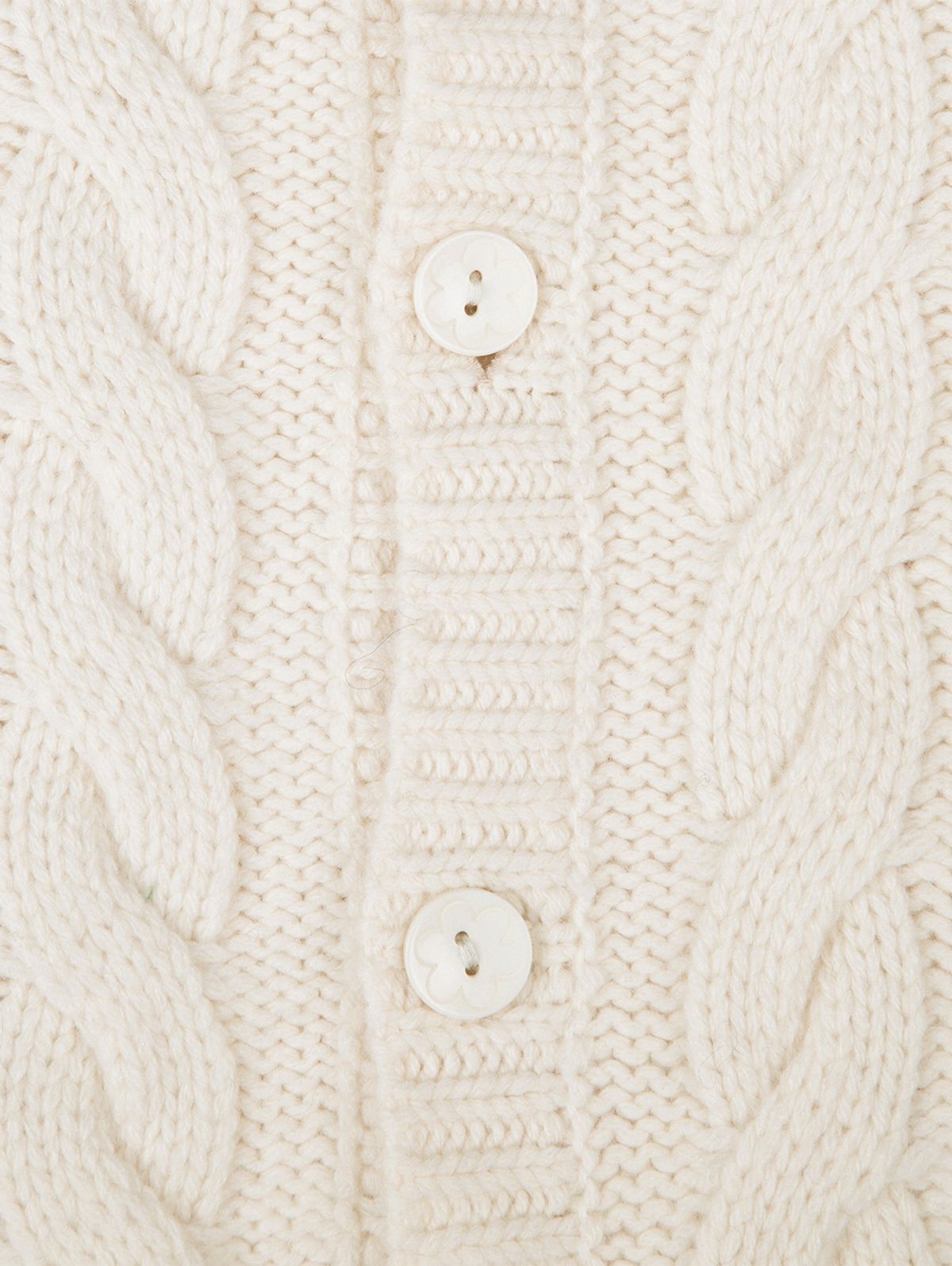 뚜오미오(TUOMIO) DAMAGED CABLE CARDIGAN [CREAM]