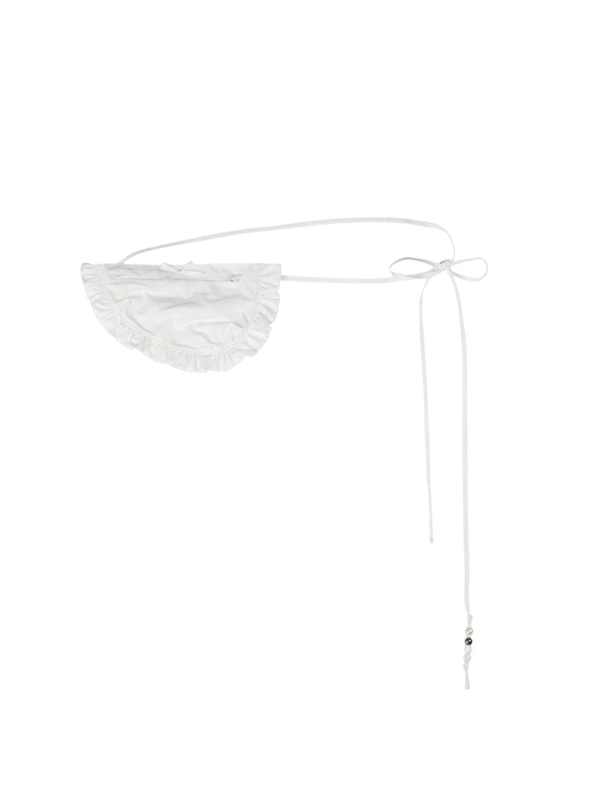 뚜오미오(TUOMIO) STRAPPY COIN BAG [WHITE]