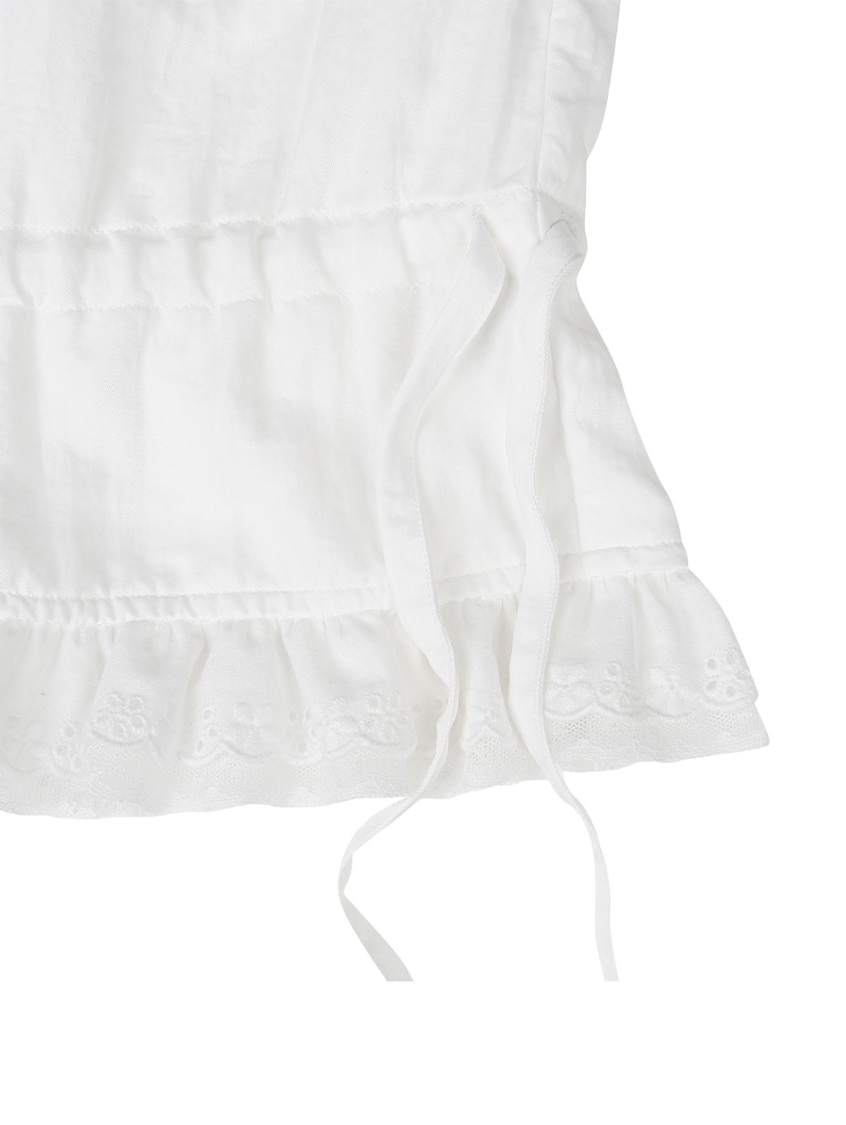 뚜오미오(TUOMIO) RIBBON MIDI PANTS [WHITE]