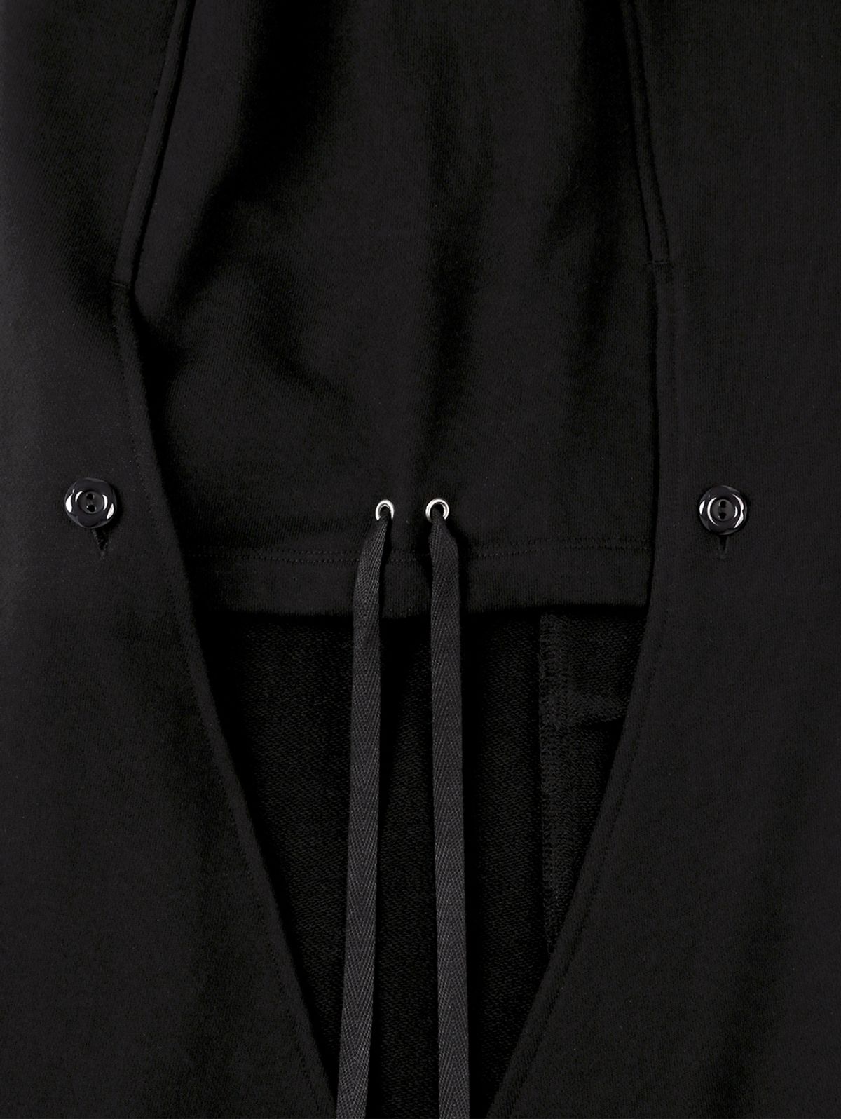 뚜오미오(TUOMIO) DOUBLE LAYERED SWEATPANTS [BLACK]