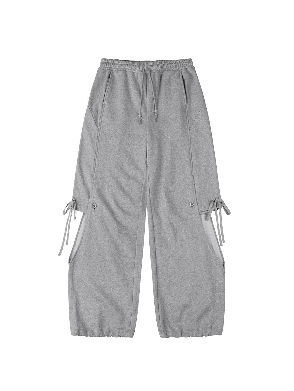 MUSINSA | TUOMIO DOUBLE LAYERED SWEATPANTS [HEATHER GREY]