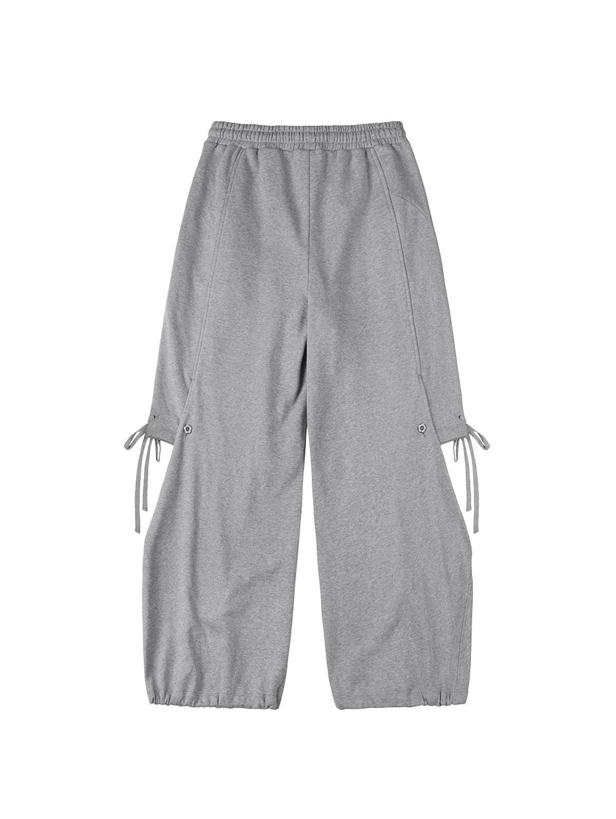 뚜오미오(TUOMIO) DOUBLE LAYERED SWEATPANTS [HEATHER GREY]