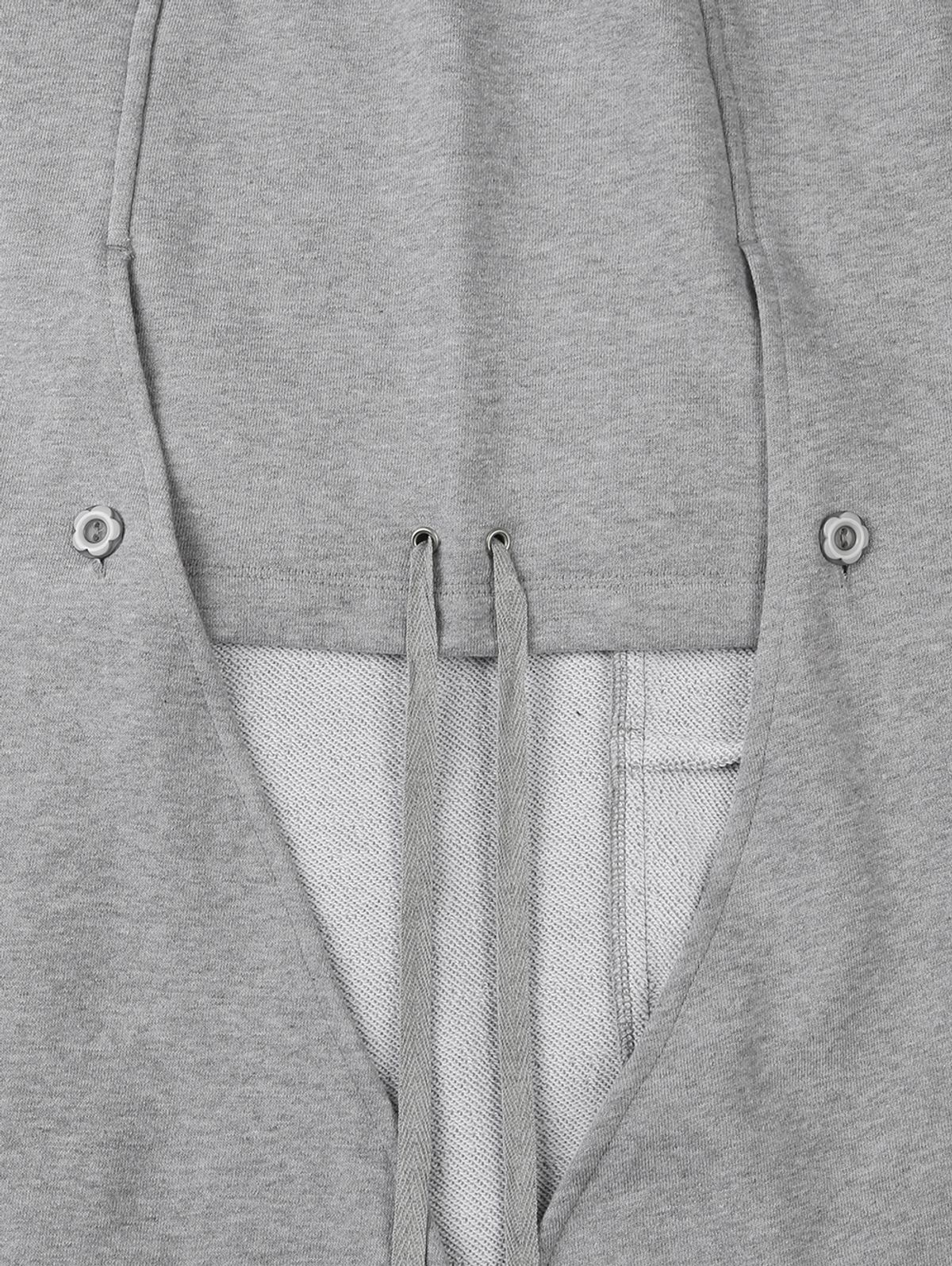 뚜오미오(TUOMIO) DOUBLE LAYERED SWEATPANTS [HEATHER GREY]