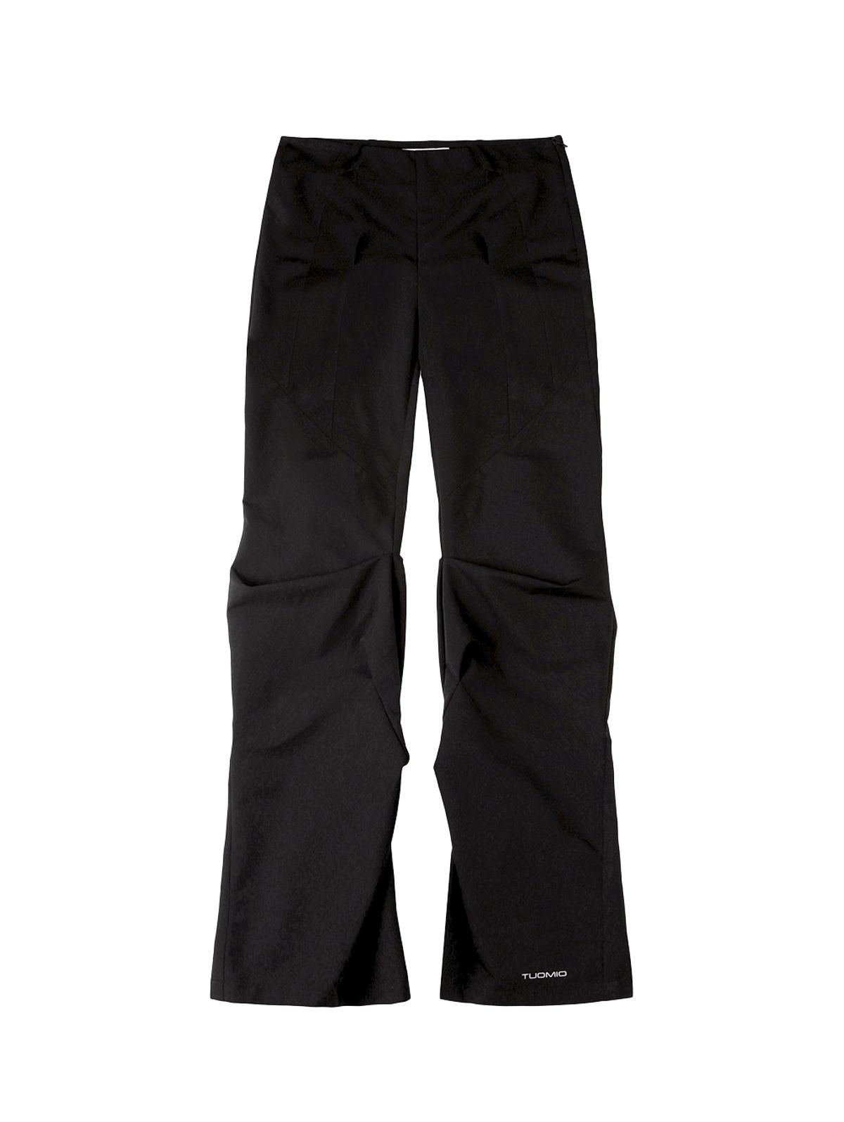 뚜오미오(TUOMIO) WRAP SKIRT TUCKED PANTS [BLACK]