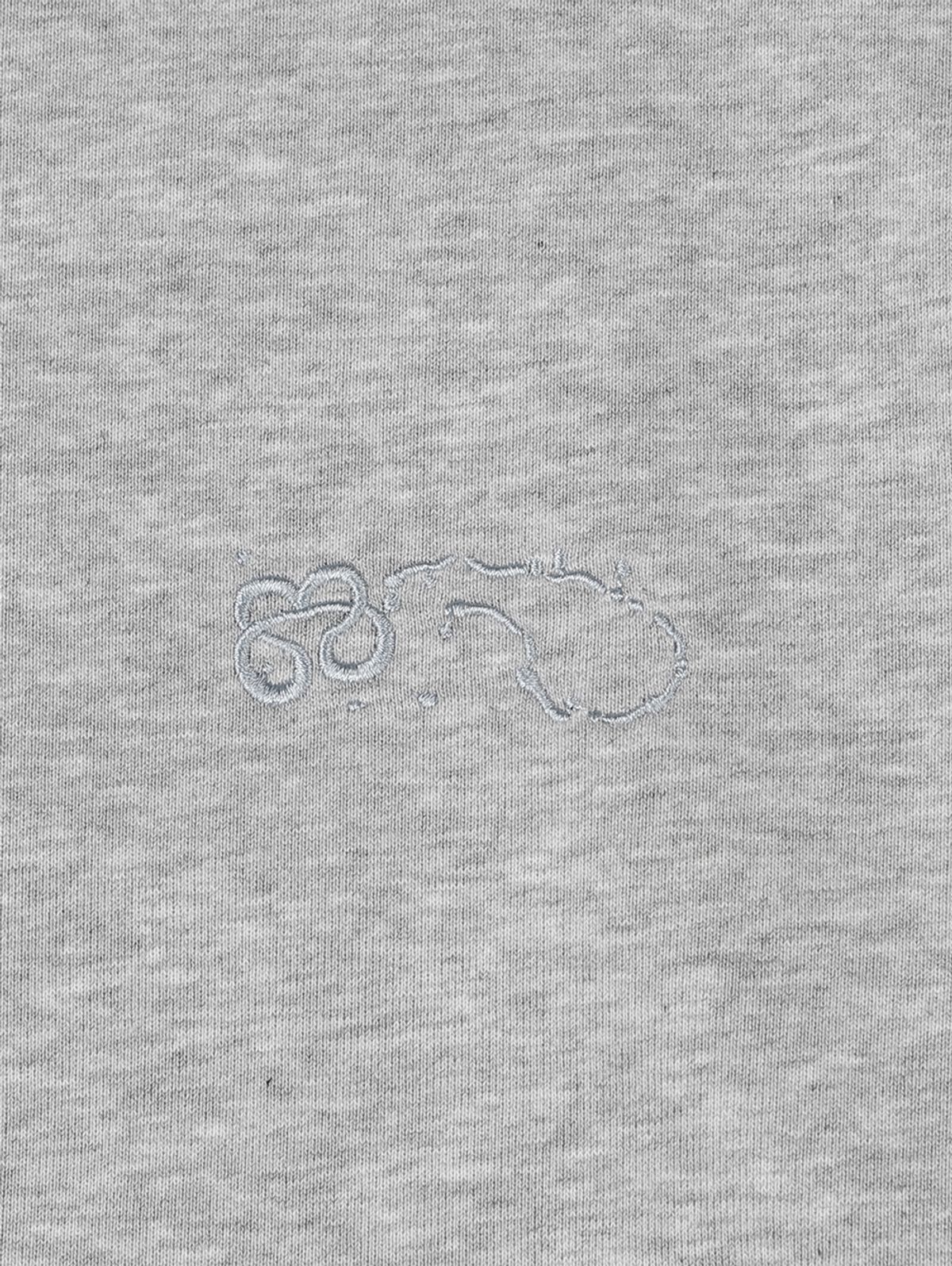 뚜오미오(TUOMIO) ROUND COLLAR STRING TOP [HEATHER GREY]
