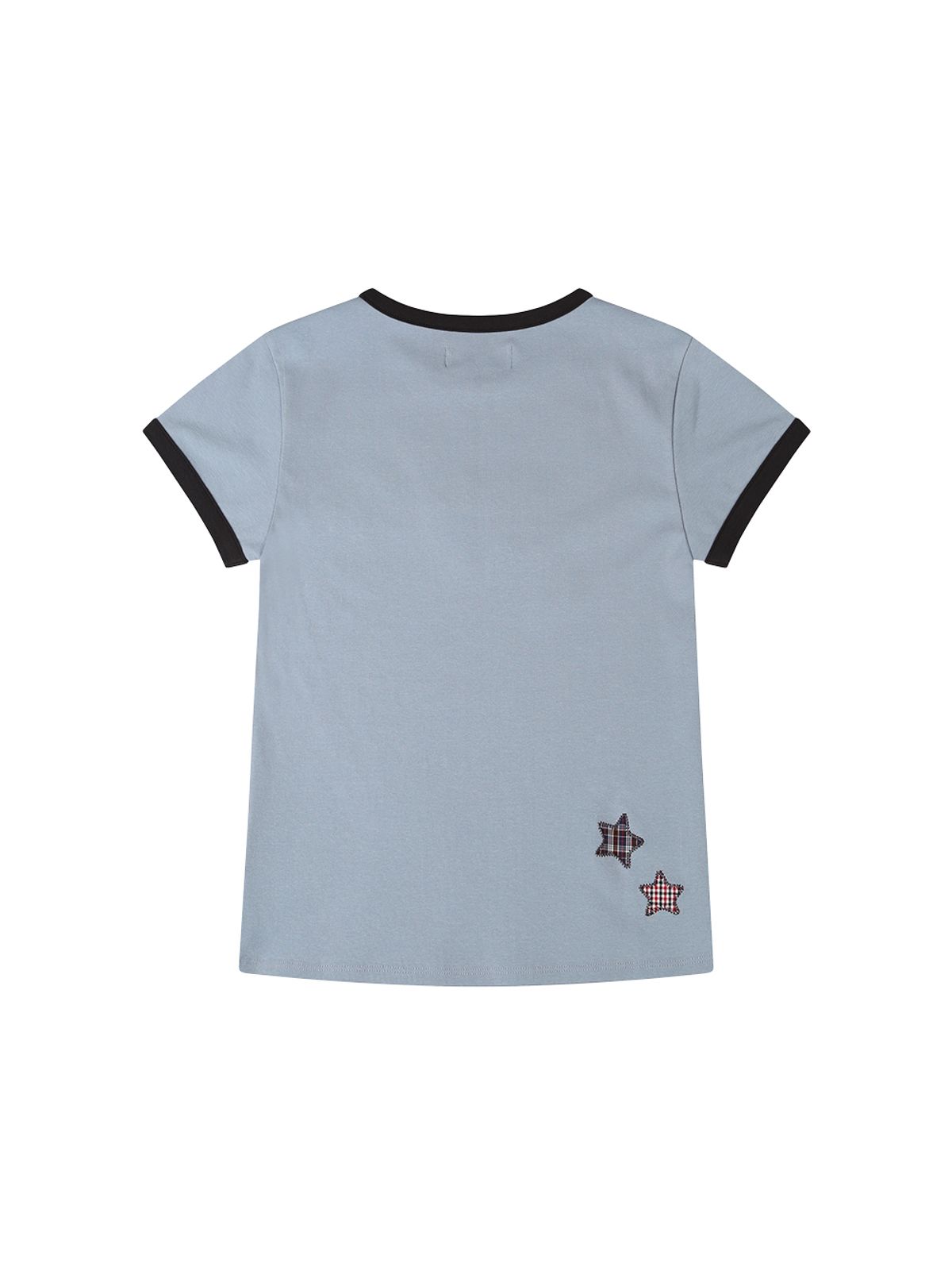 뚜오미오(TUOMIO) STAR BUNNY RINGER T-SHIRT [BABY BLUE]