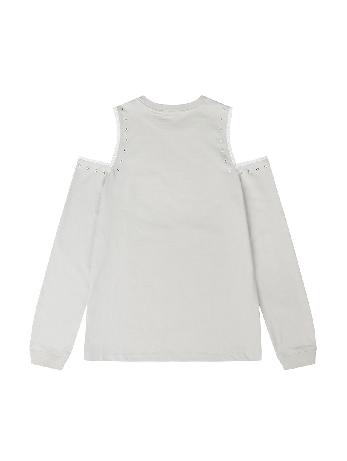 뚜오미오(TUOMIO) CUT-OUT LACE LONG SLEEVES [BEIGE]