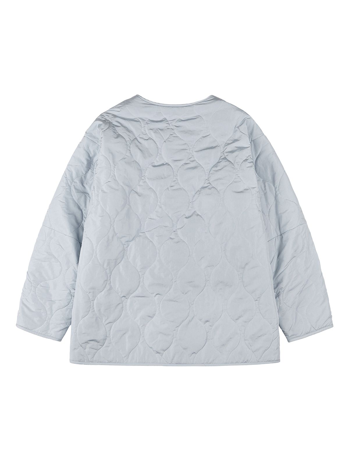 뚜오미오(TUOMIO) RIBBON QUILTED JACKET [LIGHT GREY]