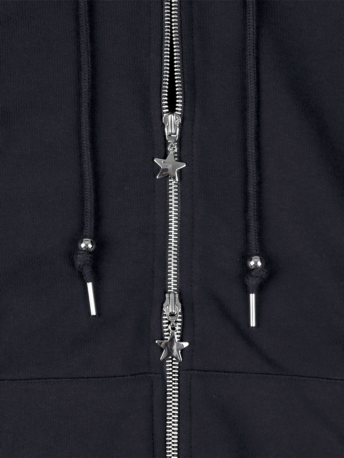 뚜오미오(TUOMIO) STAR PATCH HOOD ZIP-UP [NAVY]